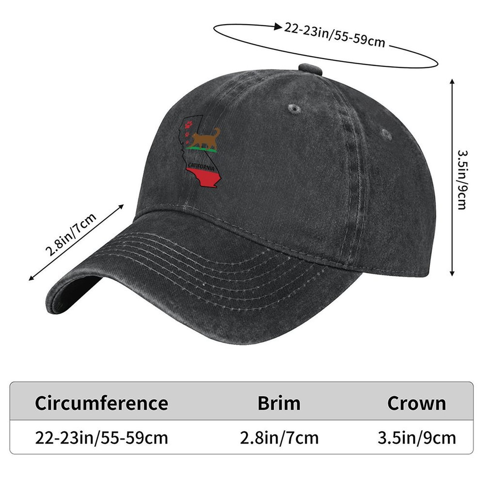 California Catifornia State Ma - Golf Cap Dad ulasan dan harga