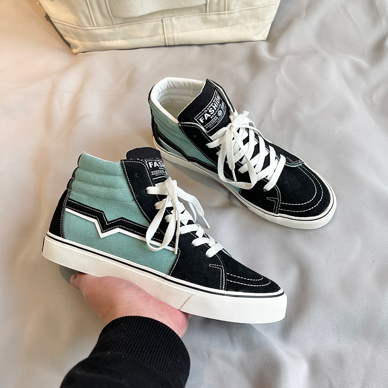 Retro High Top Sneakers Men Wo - Vans Shoes Authentic ulasan dan harga