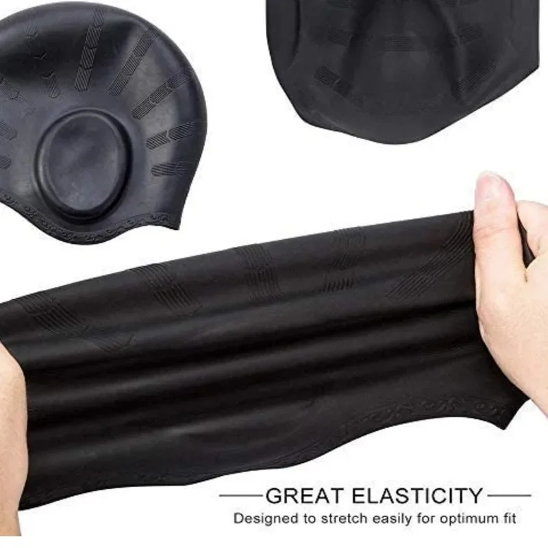 Silicone Swimming Cap for Men  - Swim Hat Silicone ulasan dan harga