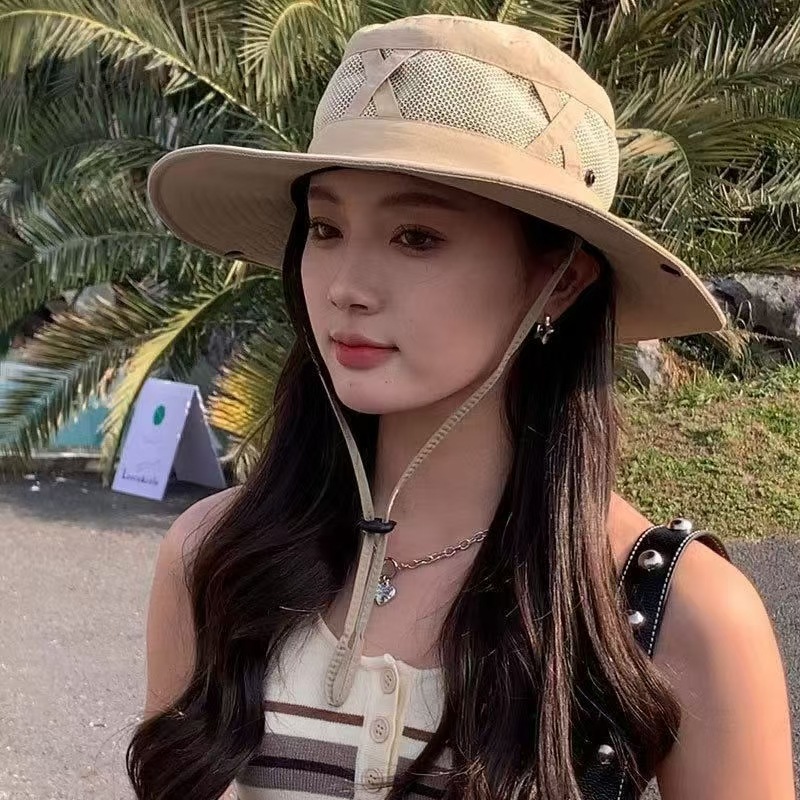 1pcs Summer Men Bucket Hat Out - Sun Hat Wide Brim ulasan dan harga