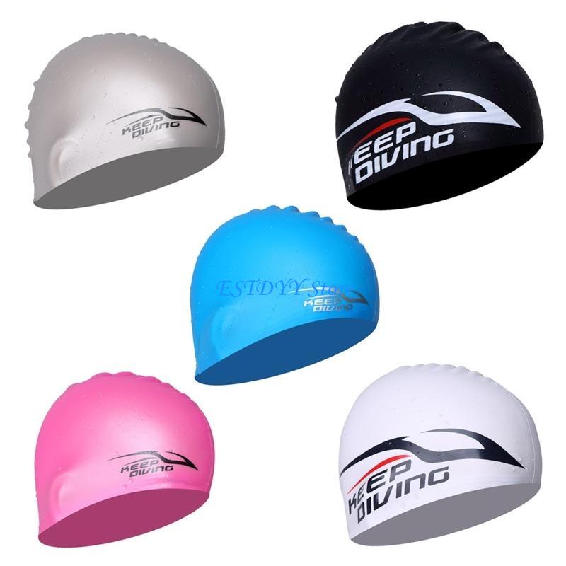 G6DE High Elastic Silicone Swi - Swim Hat Silicone ulasan dan harga