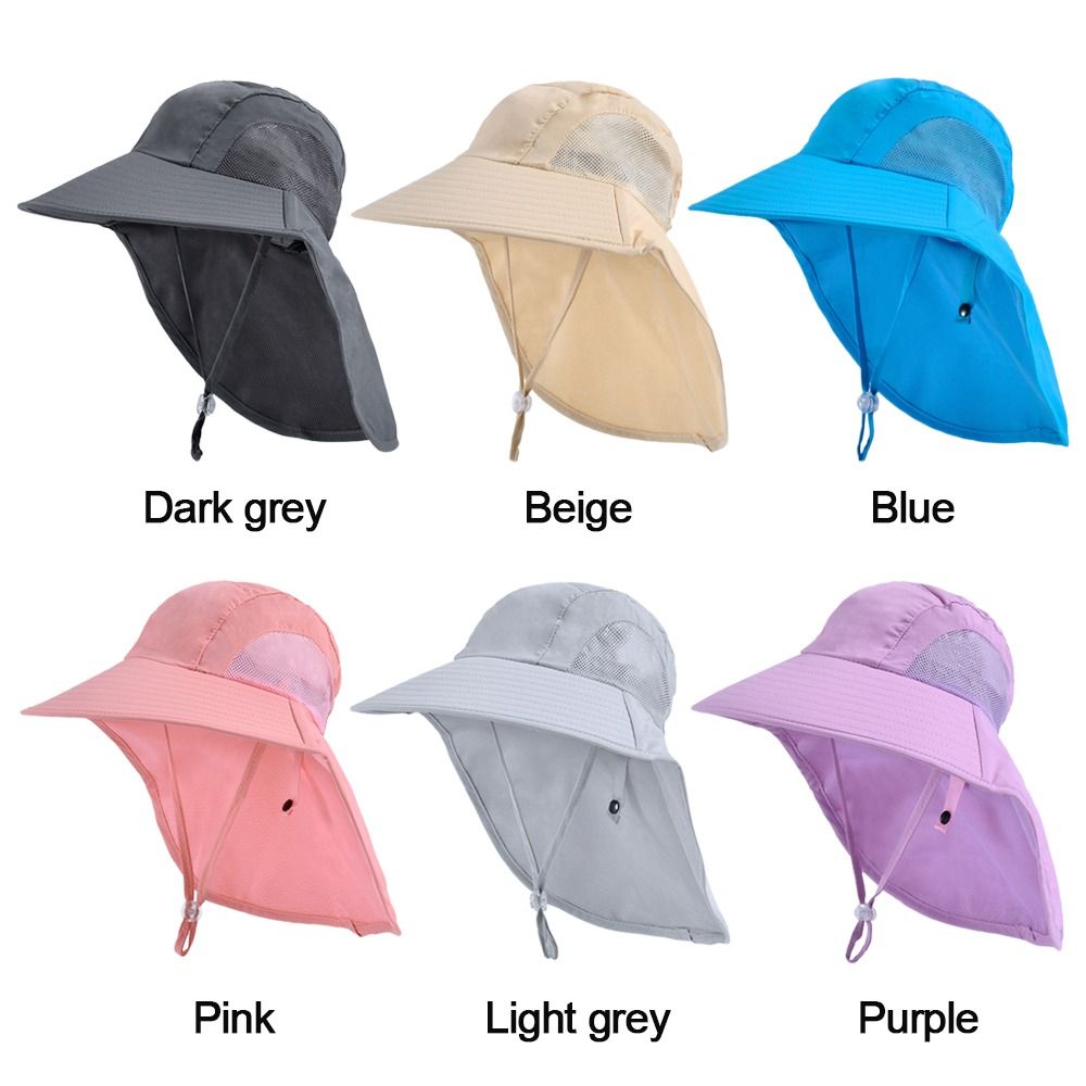 Sunscreen Boy Girl Beach Cap C - Sun Hat Wide Brim ulasan dan harga
