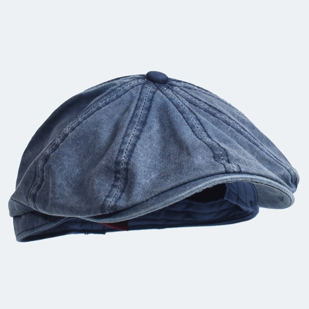 Washed Cotton Newsboy Cap Peak - Dad Hat Cotton ulasan dan harga